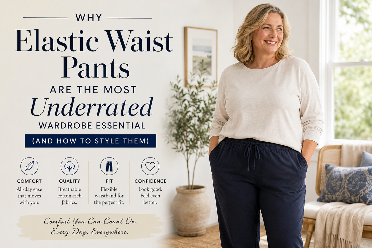 Why Elastic Waist Pants Are the Most Underrated Wardrobe Essential (And How to Style Them)