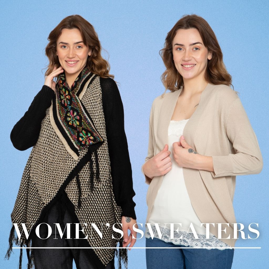 Cozy up in style this season with our stunning selection of women's sweaters. Explore our collection and discover the perfect sweater to keep you warm and chic.