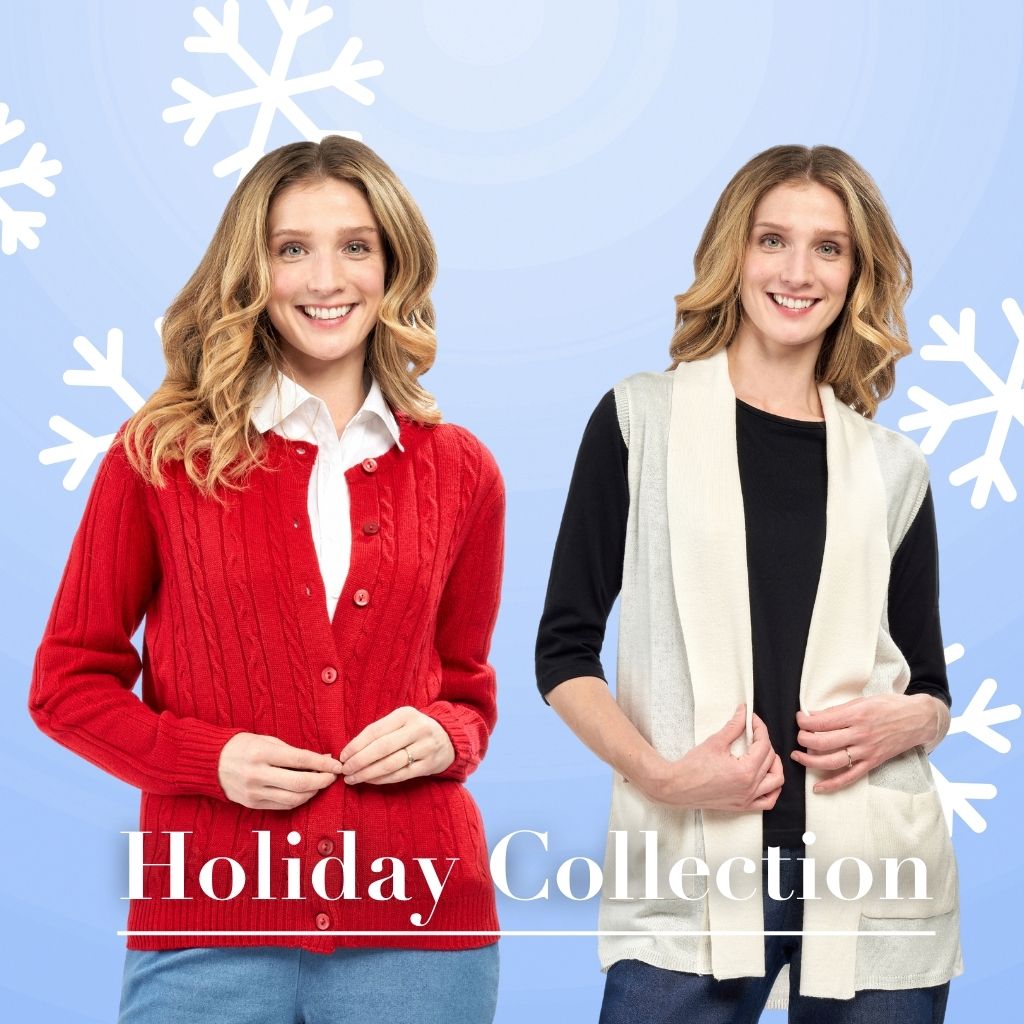 Discover our holiday knit collection for men and women.