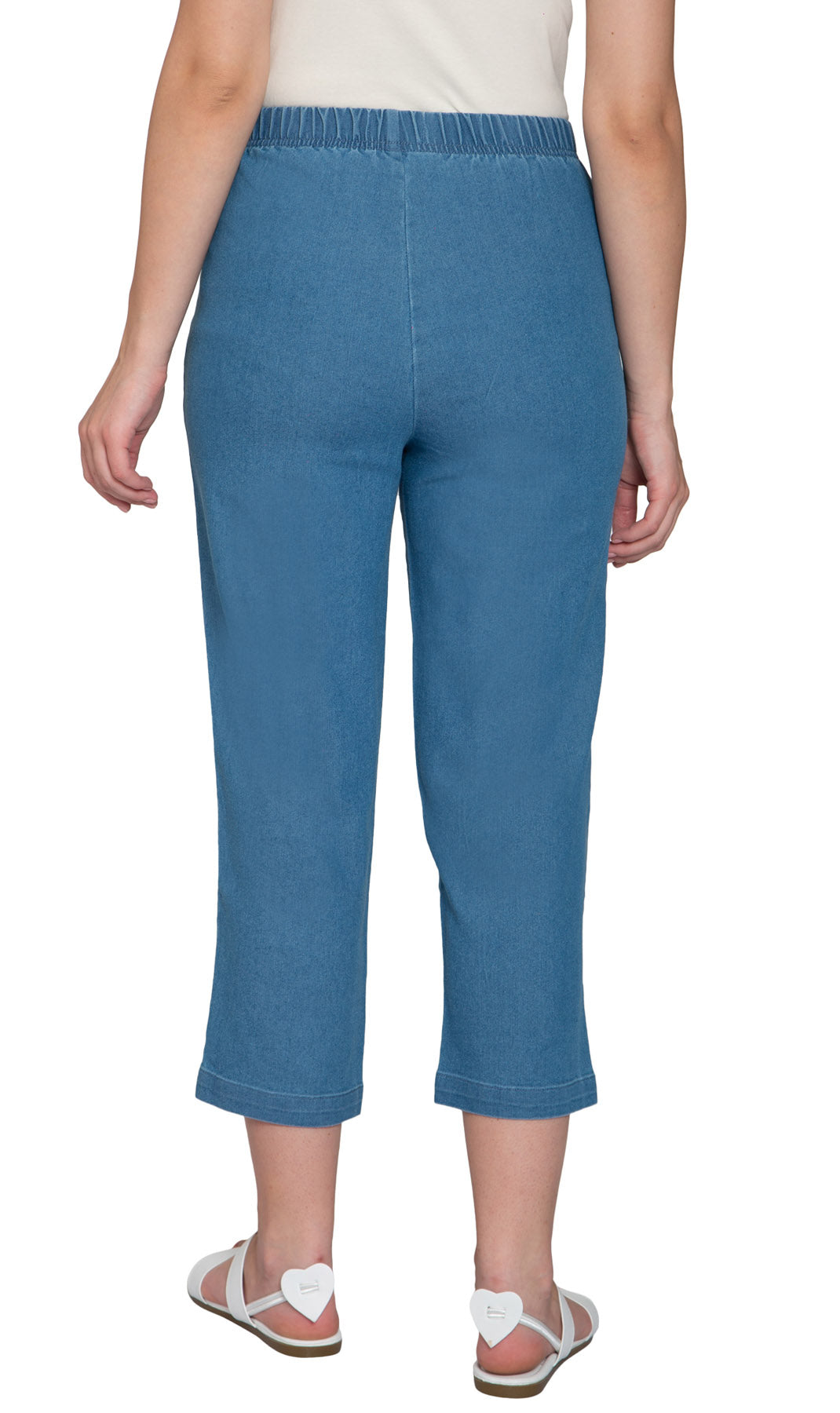 Women's Stretch Denim CaprisÔÇô Lightweight Stretch Fabric for Cool Comfort TURTLE BAY APPAREL