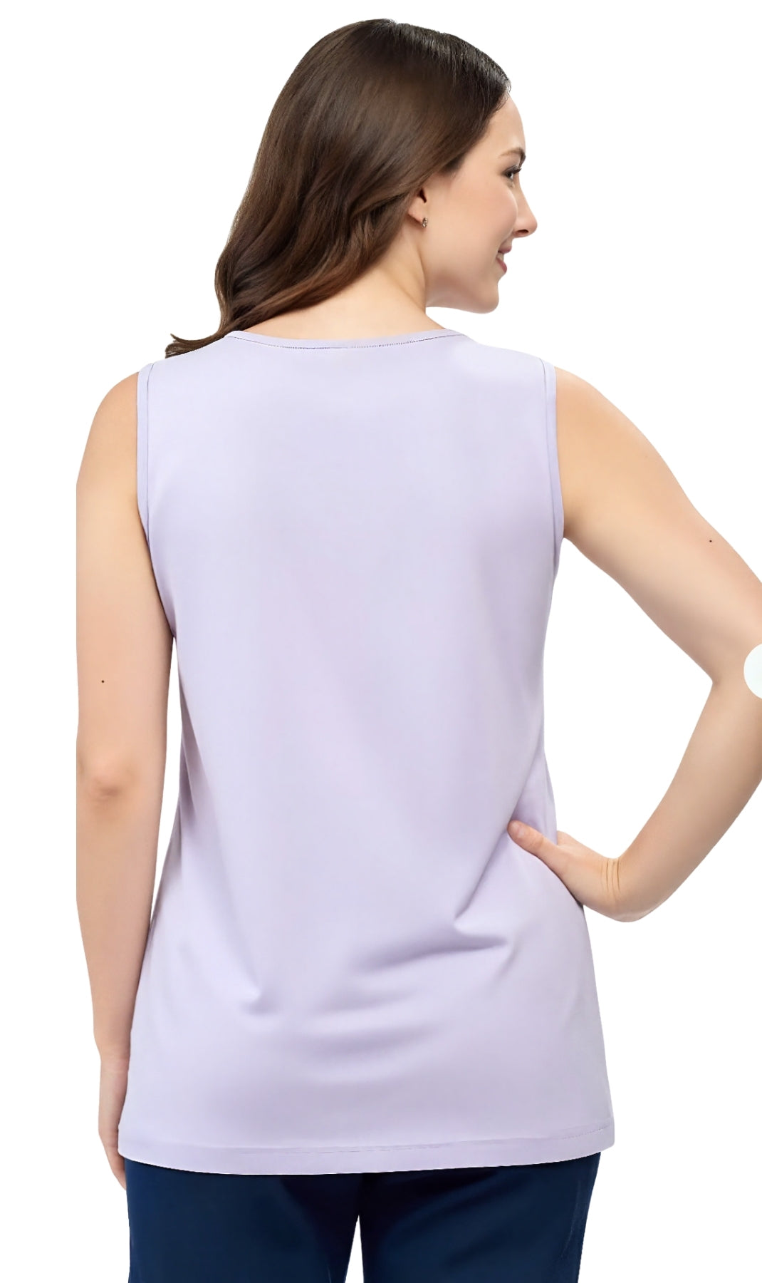 Turtle Bay Apparel Women's Classic Relaxed Fit Cotton blend Sleeveless Tank Top