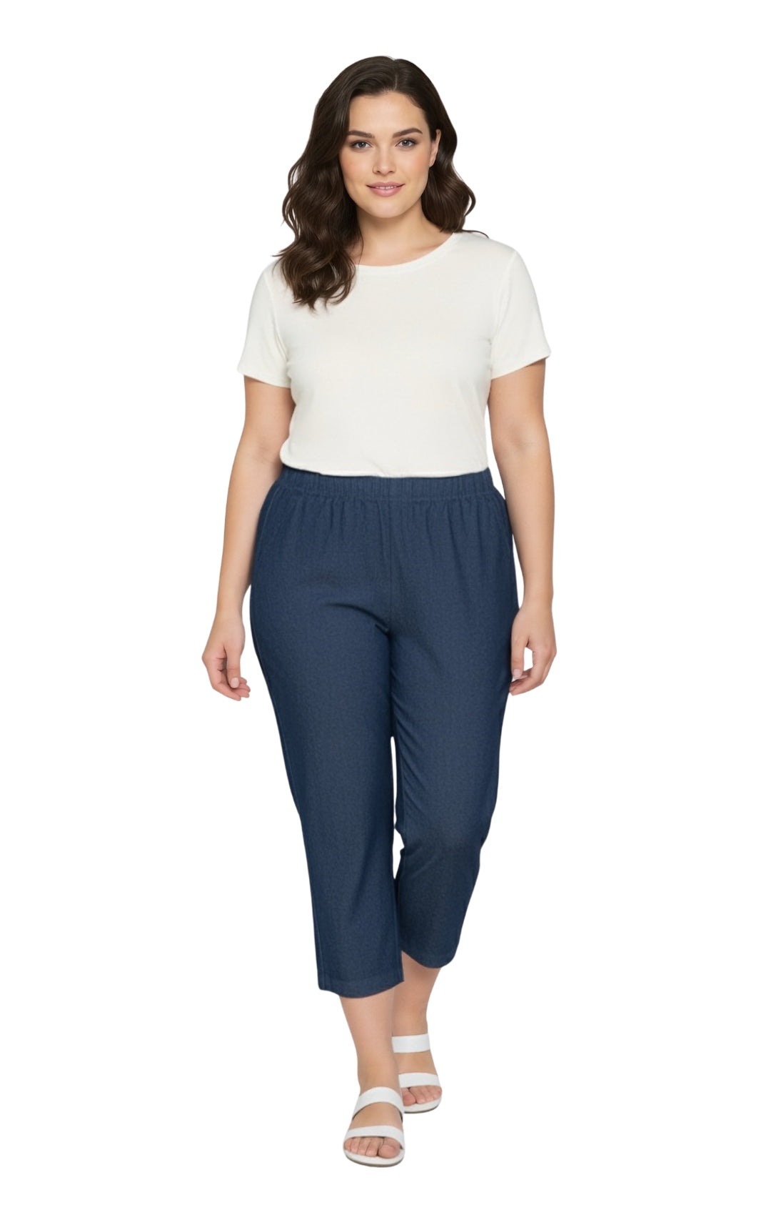 Women's Stretch Denim Capris– Lightweight Stretch 12