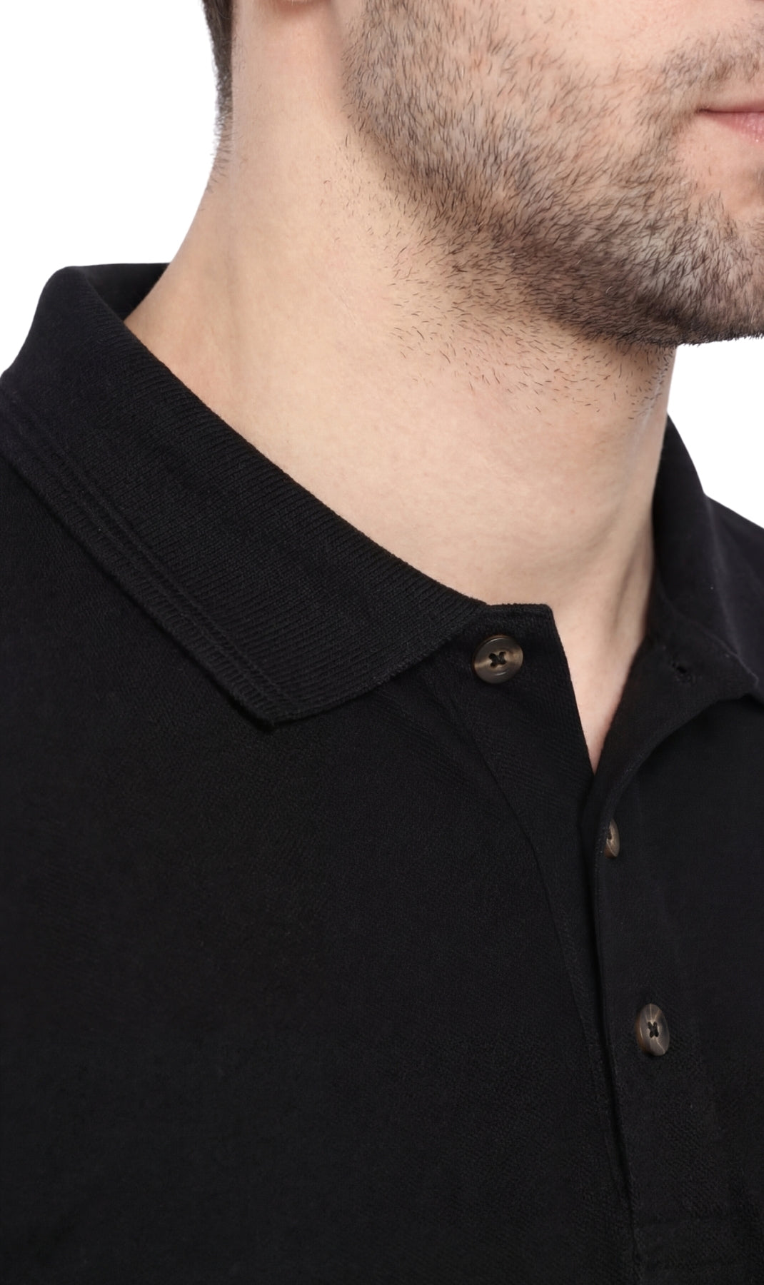 Men's Short Sleeve Pique Polo Shirt in Cotton Blend with Front Pocket 11