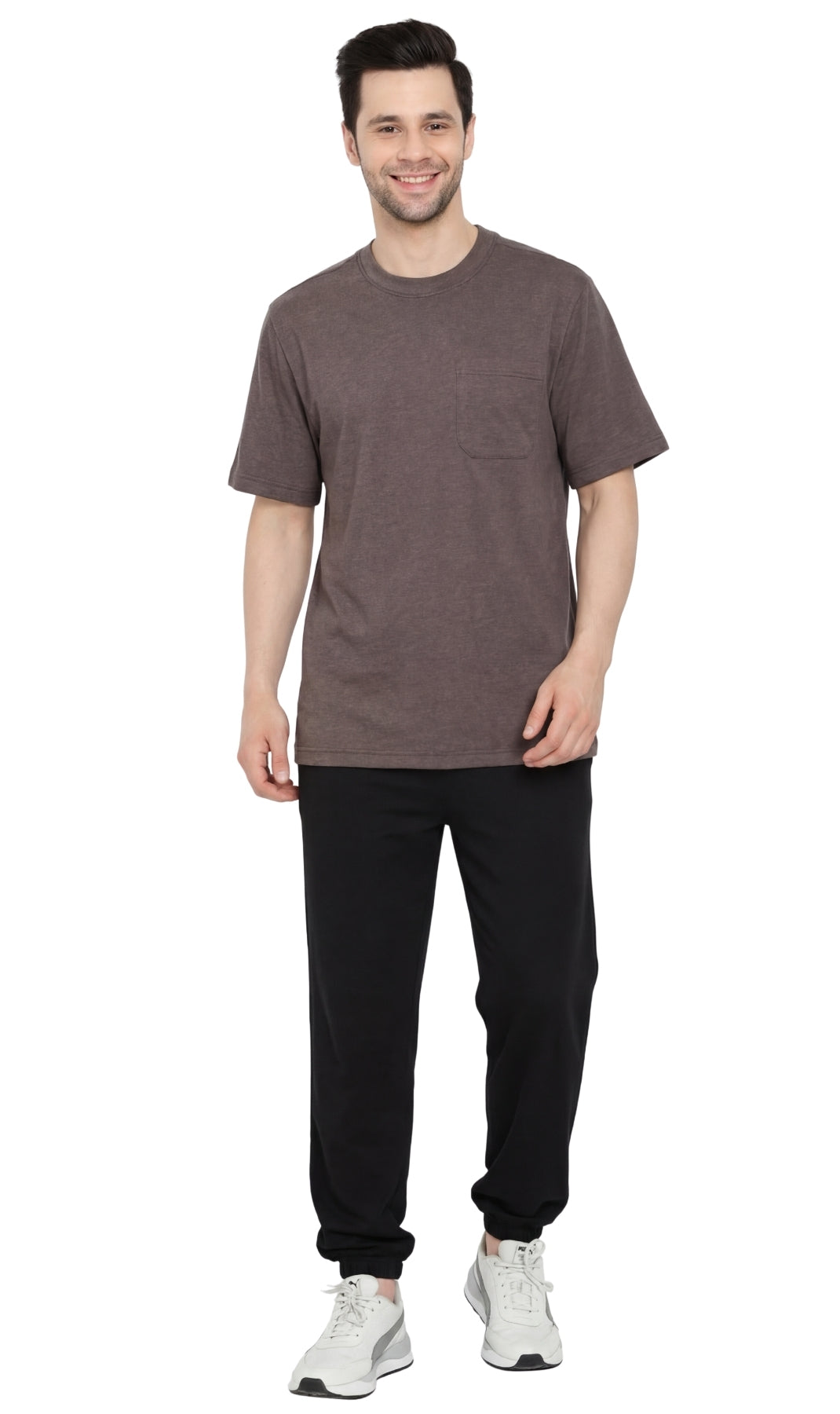 Men's Heavyweight Short Sleeve Crew Neck T-Shirt 16