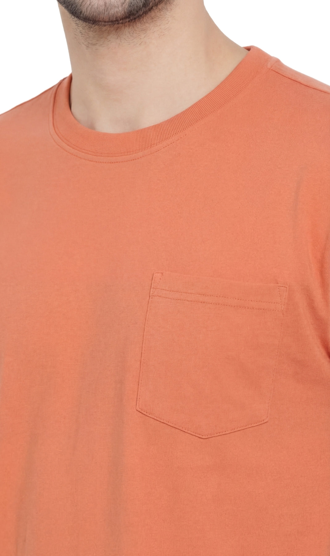 Men's Heavyweight Short Sleeve Crew Neck T-Shirt 19